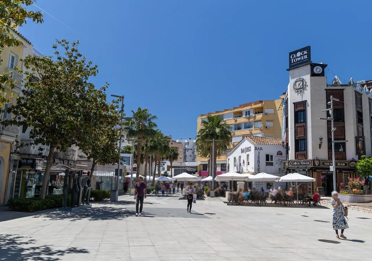 Centro Wifi Terraza Parking Ascensor A La Playa A 5 Min 아파트 토레몰리노스