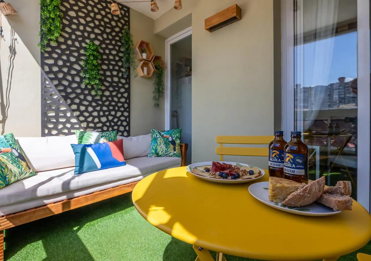 Centro Wifi Terraza Parking Ascensor A La Playa A 5 Min 아파트 토레몰리노스